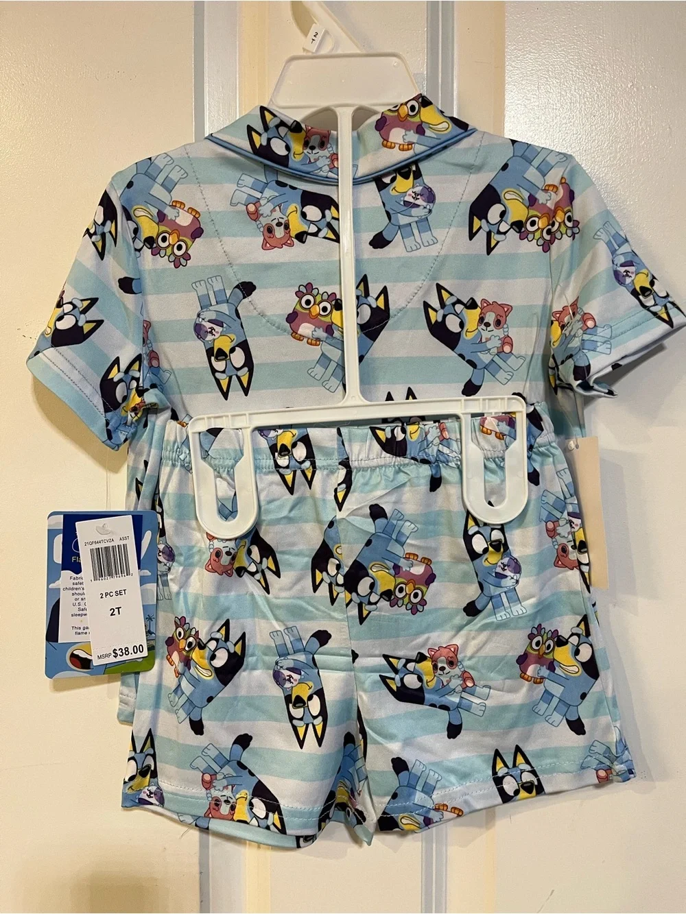Toddler Bluey PJ set